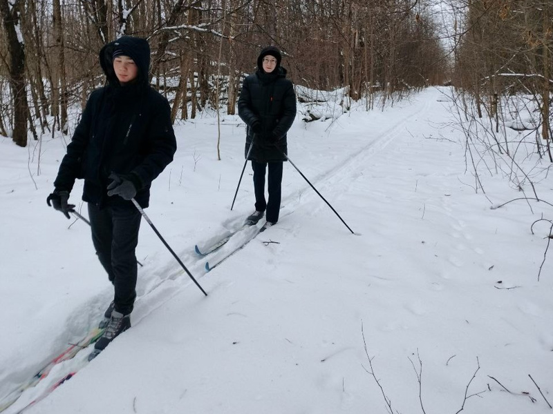 Проложили новую лыжную трассу