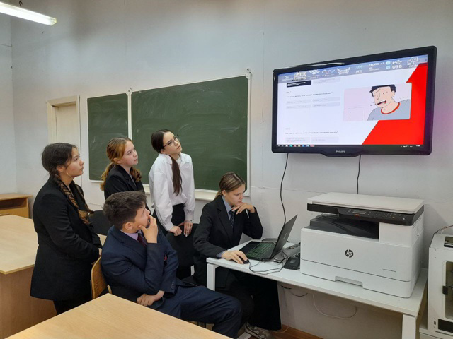Команда гимназии "Щит здоровья" - лучшие в округе
