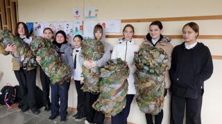 Помощь кадетов в отправке маскировочных сетей героям СВО.