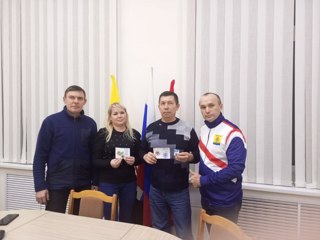 Вручение знаков отличия ГТО в администрации Шумерлинского муниципального округа