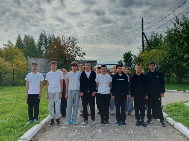 Кросс нации. В школе