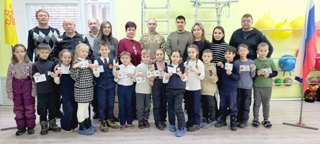 Торжественное вручение значков ГТО в «Крепыше»