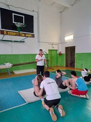 Учащиеся Большечурашевской СОШ сдают нормы ГТО
