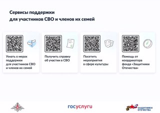 Сервисы поддержки для участников СВО и членов семей