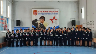 Торжественное мероприятие посвящения в кадеты и открытие Парты Героя⭐⭐⭐