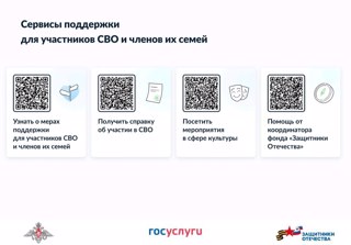 Сервисы поддержки для участников СВО и членов и их семей
