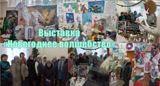 Представители Совета ветеранов Ядринского муниципального округа первыми оценили выставку декоративно-прикладного творчества и изобразительного искусства «Новогоднее волшебство»