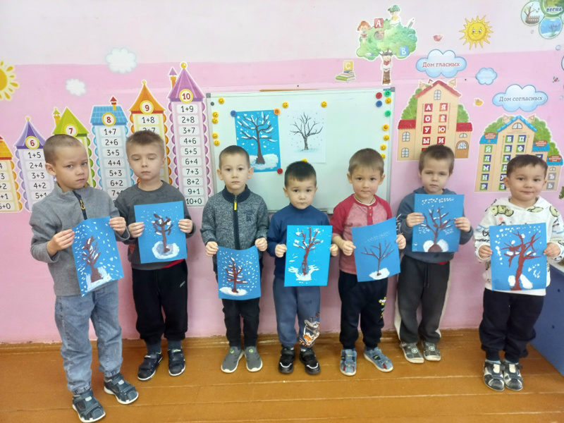 Деревья зимой