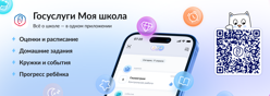 Госуслуги.  Моя школа