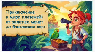 Онлайн-урок на тему «Приключения в мире платежей: от золотых монет до банковских карт»