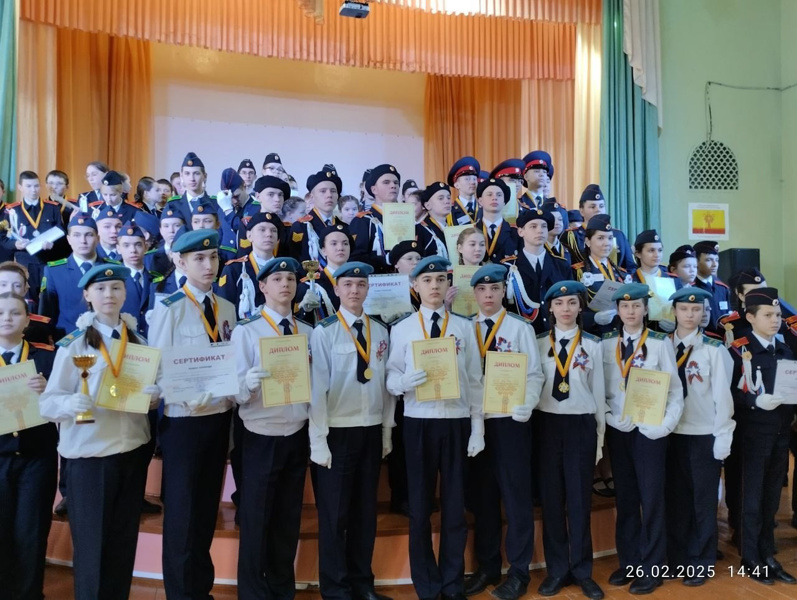 Кадеты школы- победители республиканского фестиваля «Нам этот мир завещано беречь» в группе «Кадетские школы и классы»