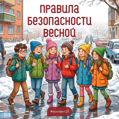 Правила безопасности весной