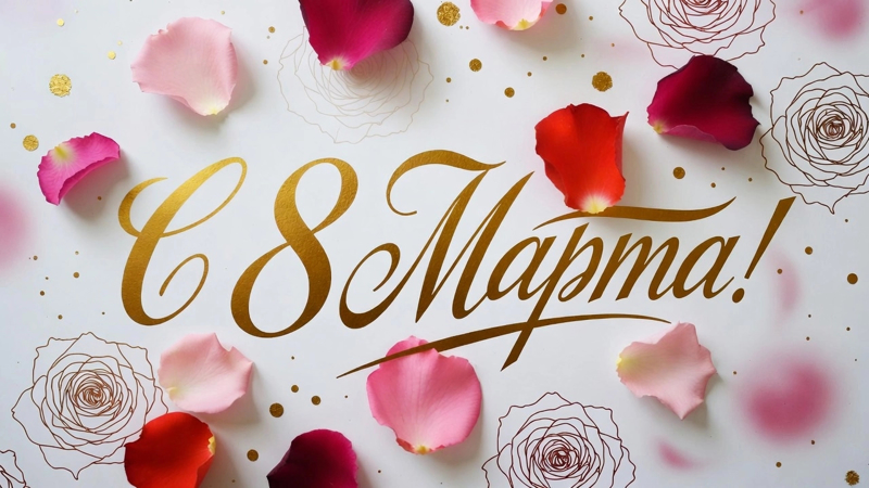 С 8 Марта! С праздником!