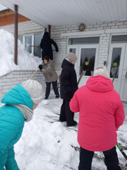 Благоустройство школьной территории.