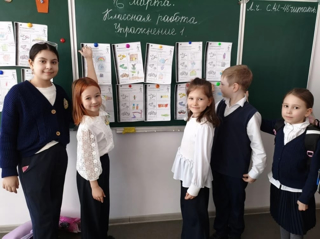 Занятие в 1 А классе СОШ №1: "Новая жизнь старых вещей"