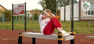 ГТО. ﻿Поднимание туловища из положения лежа на спине.