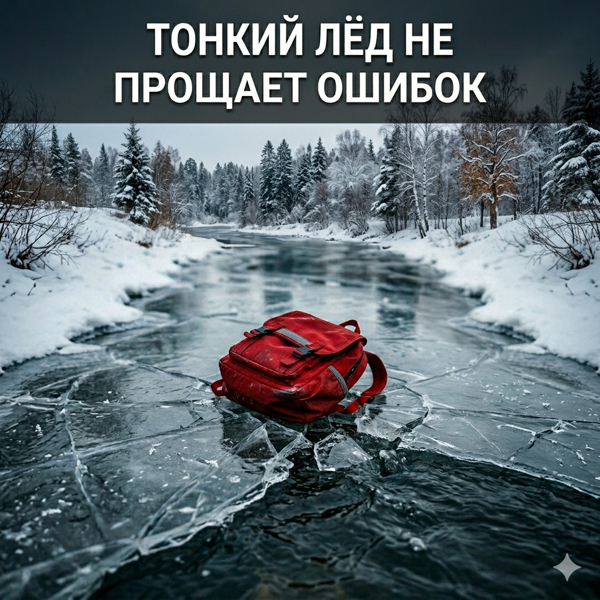 ОСТОРОЖНО: ВЕСЕННИЙ ЛЁД!