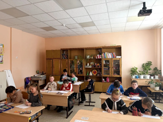 Учащиеся лагеря «Весенние забавы» приняли участие в акции