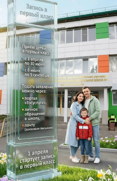 1 апреля стартовала запись в первый класс!