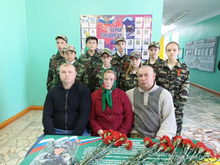 Открытие «Парты Героя» в Большеямашевской школе.