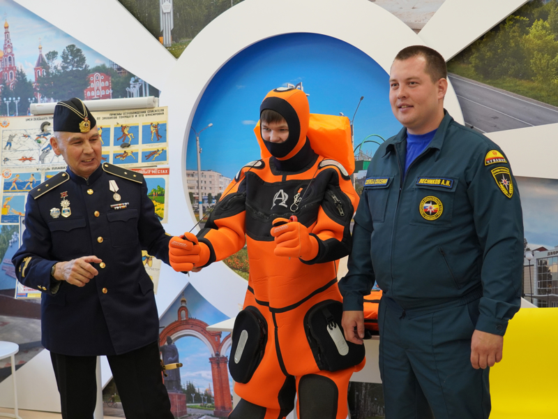Встреча  со спасателями