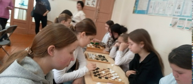 Участие в Межмуниципальном турнире по шашкам.