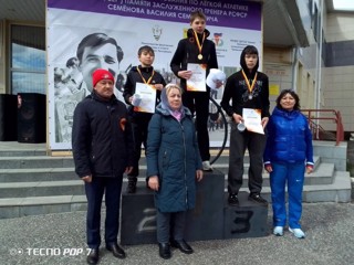 Призеры республиканского соревнования по лёгкой атлетике