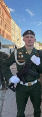 Курсант Салмин М. Н. является участником Парада-Победы в г. Санкт-Петербурге.