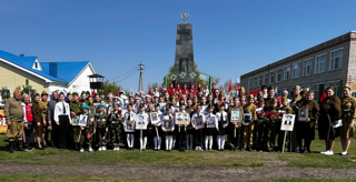 Митинг, посвященный Дню Победы.