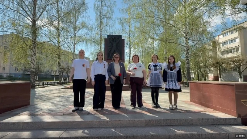 Участие в республиканской акции „Дорога к обелиску“: память, объединяющая поколения