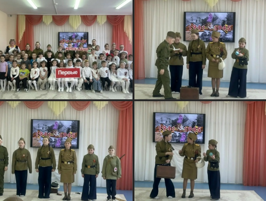 «Женский взвод» в детском саду: воспитанники объединения «Шанс» подарили малышам «Эхо Победы»
