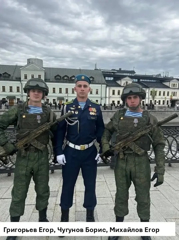 Участие в параде Победы