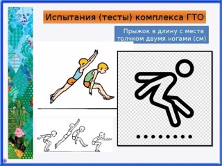 Прыжок в длину с места толчком двумя ногами