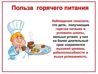 Памятка родителям о необходимости здорового питания школьников