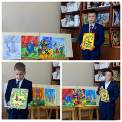 Экзамен по изобразительному искусству в Яльчикской школе искусств