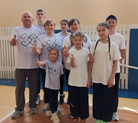 Нискасинская школа на муниципальном этапе «Семейной зарницы»