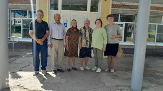 В РОДНОЙ ШКОЛЕ СПУСТЯ 55 ЛЕТ