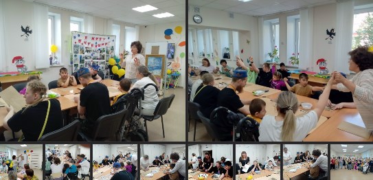 Мастер-класс для детей с ограниченными возможностями здоровья в социальном центре "Мир добра"