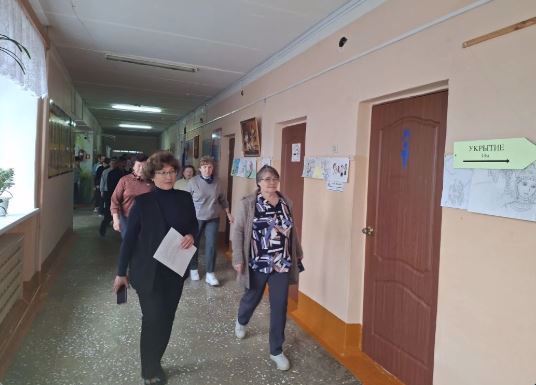 Участие  во всероссийских  учениях по отработке комплексного сценария по гражданской обороне