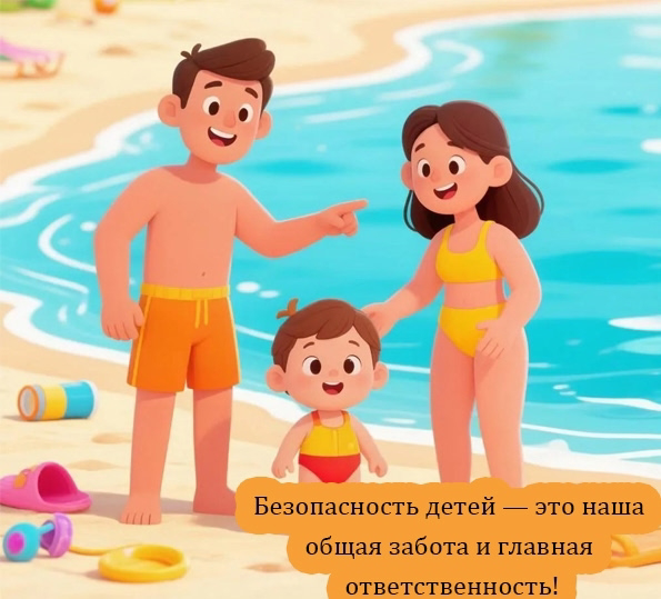 Школа безопасности #малышей_крепышей34: правила безопасности на воде
