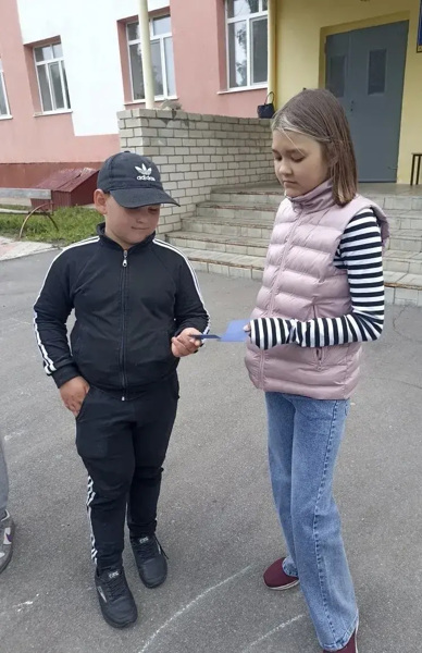Второй день пришкольного лагеря