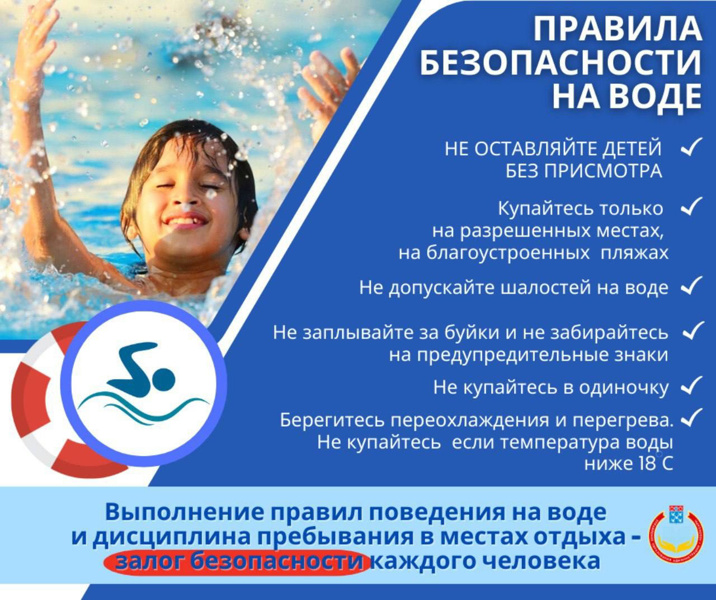 Безопасность на водоёмах в летний период. Основные правила безопасности поведения на воде»