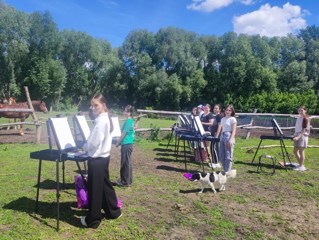 Пленэрные занятия в Яльчикской детской школе искусств