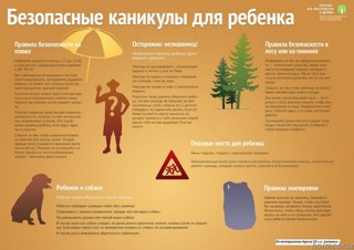 Как сделать свой отпуск каникулы ребенка максимально полезным и безопасными для здоровья.