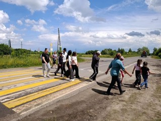 "Островитяне" проводят практику по ПДД