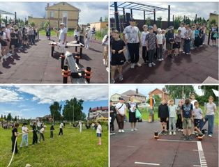 Наши юные спортсмены на межлагерной спартакиаде!