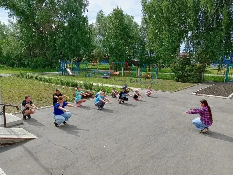 Профориентационное занятие в пришкольном лагере