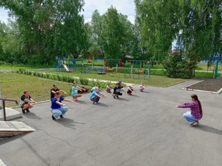 Профориентационное занятие в пришкольном лагере