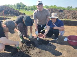 В Большетаябинском городище ведутся раскопки