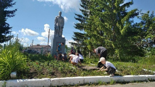 Трудовой десант в действии!